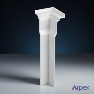 کاور 15 سانتی کنج داخل رادیاتور قرنیزی آرپکس سفید