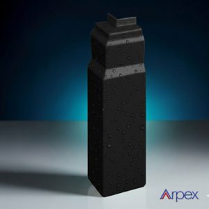 کاور 15 سانتی کنج بیرون رادیاتور قرنیزی رنگ مشکی